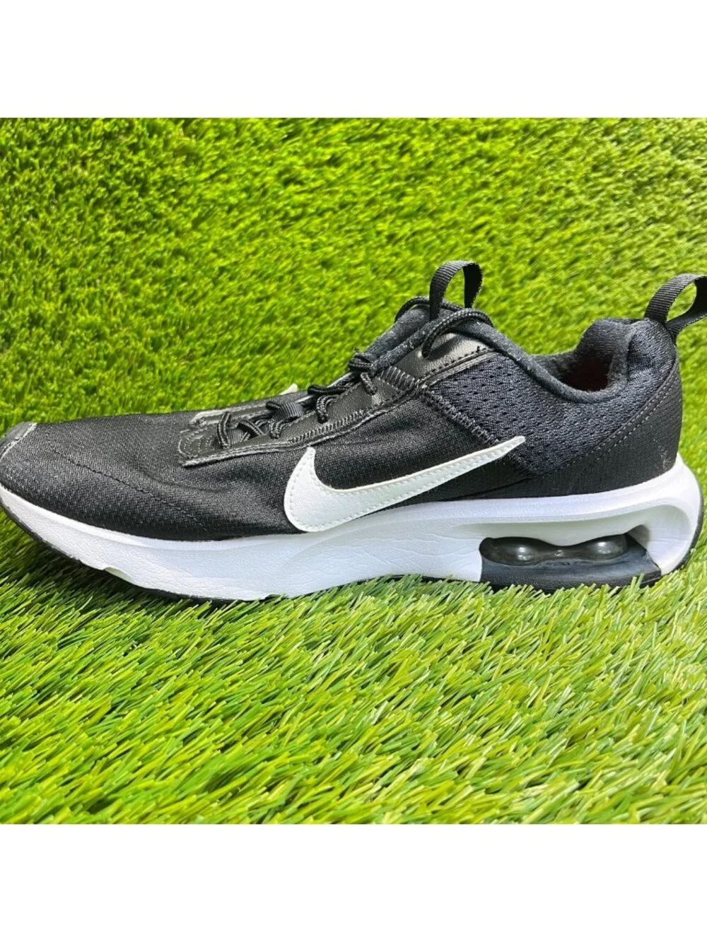 Nike Air Max Interlock Womens Size 9.5 Black Athletic Running Shoes Sneakers